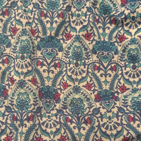 TALBOTS PETITES EUC WOMENS BLUE WHITE TOP SHIRT BLOUSE COTTON CASUAL SIZE L p - Picture 3 of 3